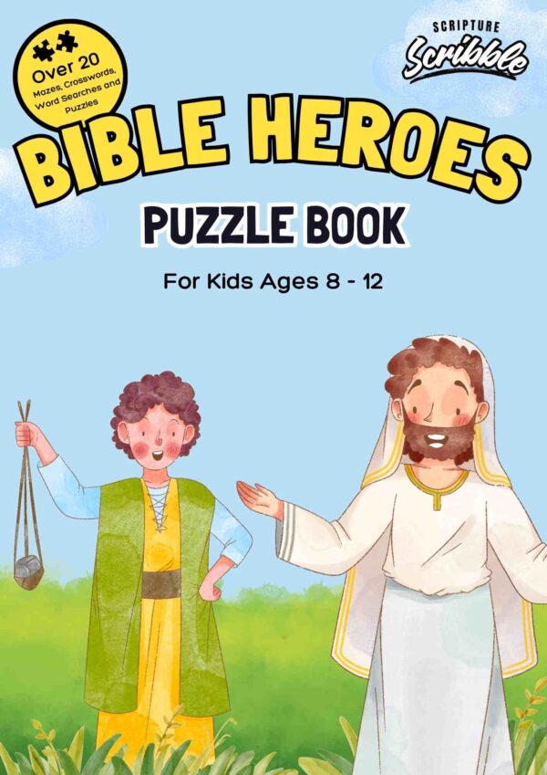Free Download: Bible Heroes Puzzle Book for Kids (Ages 8–12)