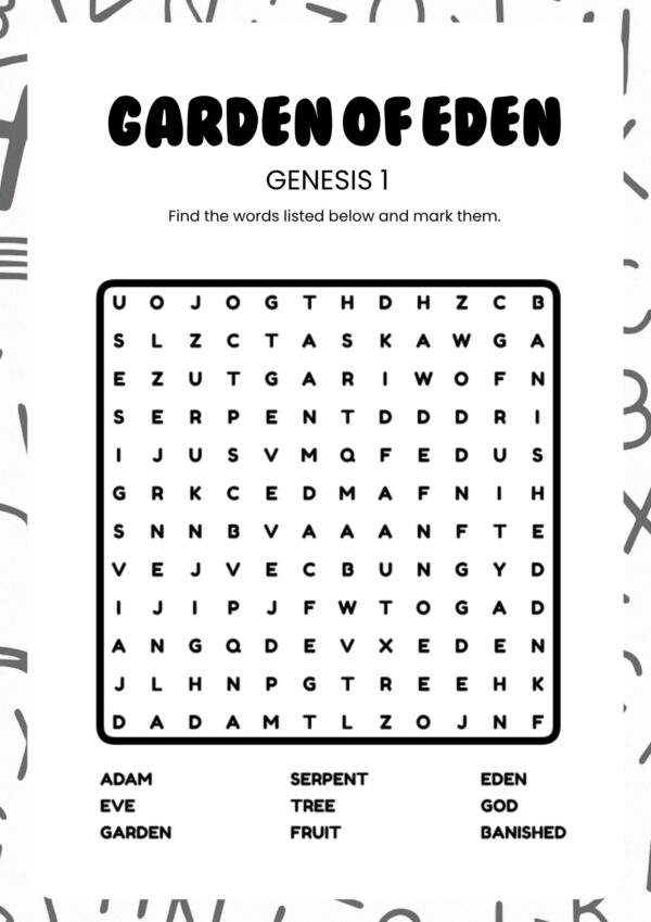 Bible Word Searches for Awesome Kids (Free Download) - Image 4
