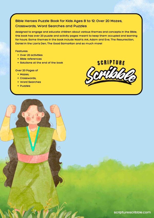 Free Download: Bible Heroes Puzzle Book for Kids (Ages 8–12) - Image 4