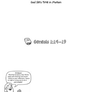 Genesis 1:14–19 Creative Bible Reflection Worksheet