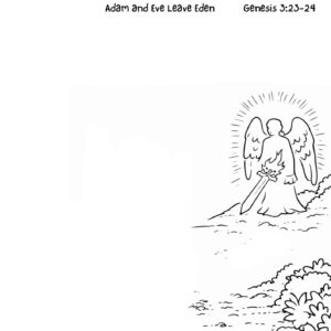 Genesis 3:23–24 - Adam and Eve Leave Eden Devotional Drawing