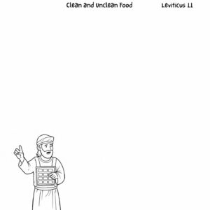 Clean and Unclean Food Devotional Drawing – Leviticus 11