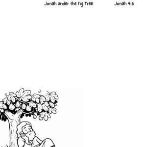 Jonah 4:6 Devotional Drawing Page Printable
