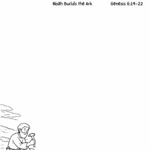 Genesis 6:14–22 Noah Builds the Ark Devotional Drawing Page