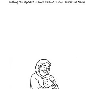 Nothing Can Separate Us from the Love of God Drawing Page – Romans 8