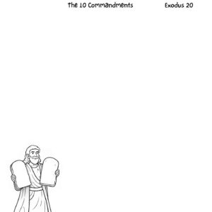 Exodus 20 - The 10 Commandments Devotional Drawing