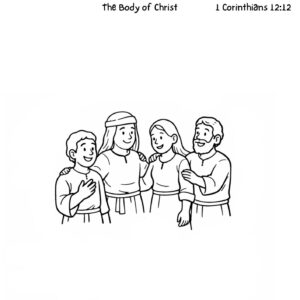 The Body of Christ Devotional Drawing – 1 Corinthians 12:12