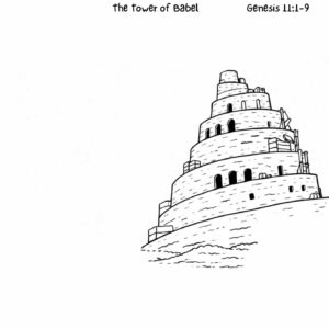 Genesis 11:1–9 - Tower of Babel Devotional Drawing Page